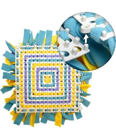 igadgitz home U7174 Dog Snuffle Mat Dog Treat Dispenser Mat Dog Sniffing Mat Dog Puzzle Mat - Multi-coloured - Buy Online on SooperMarket.com