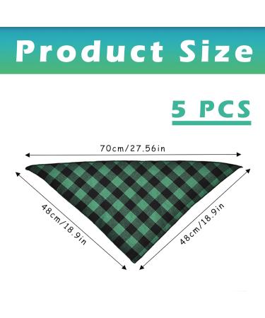 4 Pack Dog Bandanas Dog Bandanas for Large Dogs Adjustable Classic Checkered Bandana for Dogs Stylish Reversible Triangle Dog Bandana for Small Medium Large Dogs Cat Pets - Buy Online on SooperMarket.com