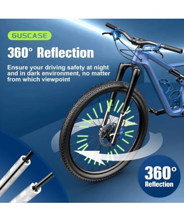 Guscase Bicycle Spoke Reflectors - 360 Visibility | 72-Piece Set | Easy to Assemble | Bright Colors | Bike Accessories - Buy Online on SooperMarket.com
