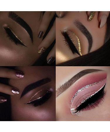 DekRion Gold Glitter Eyeliner - Long-Lasting Waterproof Eye Makeup - Buy Online on SooperMarket.com