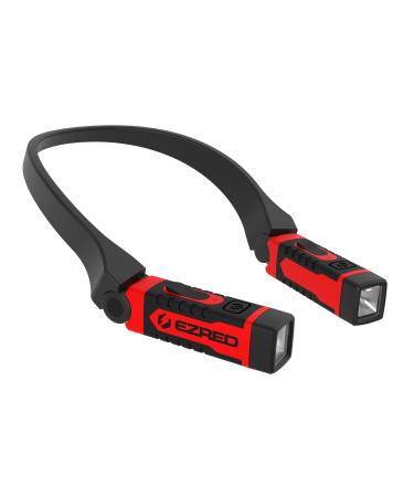 EZRED ANYWEAR Rechargeable Neck Light for Hands-Free Lighting - NK15 Red Neck Light
