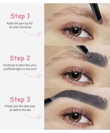 Yfulfill Taupe Eyebrow Pencil for Gray Hair - Grey Eye Brow Pencil for Older Women - Buy Online on SooperMarket.com