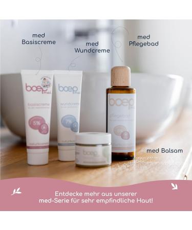 Boep Med Base Cream - Award-Winning Vegan Face Cream for Neurodermatitis & Rosacea | Certified Natural Cosmetics (50 ml) | Soothes Very Dry & Itchy Skin - Buy Online on SooperMarket.com