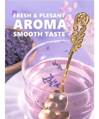 TeeLux Dried Lavender Flowers Tea Edible Caffeine Free Herbal Tea 114g Natural Fragrant Lavender Buds Use for Drinking Cooking Baking Essential Oil Lavender Bags or Satchets Lavender 114g (Pack of 1) - Buy Online on SooperMarket.com