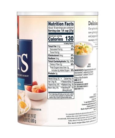 Quaker 5-Minute Grits 24 oz - 2 Pack | Quick and Easy Breakfast Staple - Buy Online on SooperMarket.com