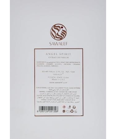 Sawalef Angel Spirit - Fragrance for Women - Enchanting Body Spray with Warm Inviting Scents - Notes of Cinnamon Oak and Vanilla - 2.7 oz EDP Spray - Buy Online on SooperMarket.com