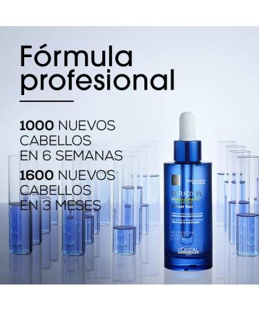 L'Or al Professionnel Serioxyl Denser Hair Serum 90ml for Men & Women - Daily Scalp Treatment for Thinning Hair and Hair Loss - Buy Online on SooperMarket.com