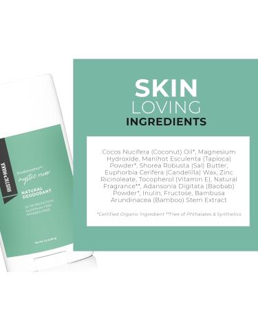 Rustic MAKA Natural Deodorant - Mystic River Scent Prebiotic & Cruelty-Free Aluminum & Paraben-Free Continuous Odor Control for Men & Women - Buy Online on SooperMarket.com