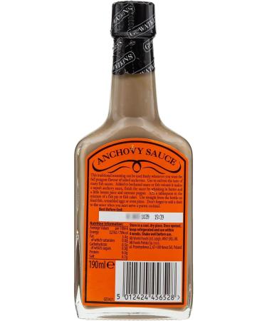 Geo Watkins Anchovy Sauce 190ml - Premium Quality Umami Flavour Enhancer - Buy Online on SooperMarket.com