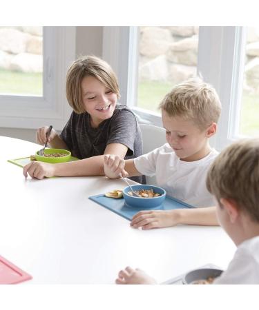 EZPZ Happy Bowl (Pewter) - Silicone Suction Bowl for Toddlers | Dishwasher Safe - Buy Online on SooperMarket.com