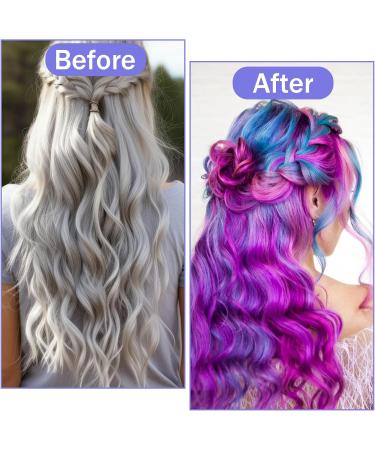 Bewudy 2 Sets of Hair Coloring Kits Hair Highlighting Caps Hair Dye Cap Disposable Hair Art Frosting Cap with Plastic Crochet Hook and Hair Dye Brushes for Salon Hair Dyeing Hairdressing (Pink) - Buy Online on SooperMarket.com