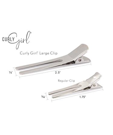 Curly Girl Large Root Curl Clips - 2 Pack, Rust Resistant Alligator Clips for Salon or Home Use - Buy Online on SooperMarket.com