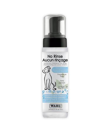 Wahl Canada No Rinse Shampoo for Dogs Fragrance-Free Waterless Shampoo Foam Dispenser 210ml Model 58313