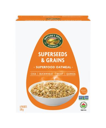 Nature's Path Organic Superfood Superseeds & Grains Oatmeal 228 g (Pack of 6) Gluten Free Non-GMO