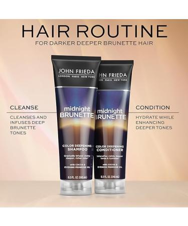 John Frieda Brilliant Brunette Visibly Deeper Bundle: Color Deepening Shampoo & Conditioner 8.3 Ounce Each - Buy Online on SooperMarket.com