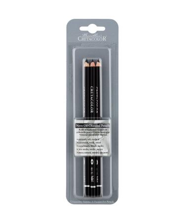 CRETACOLOR Charcoal Set  3 Count (Pack of 1)
