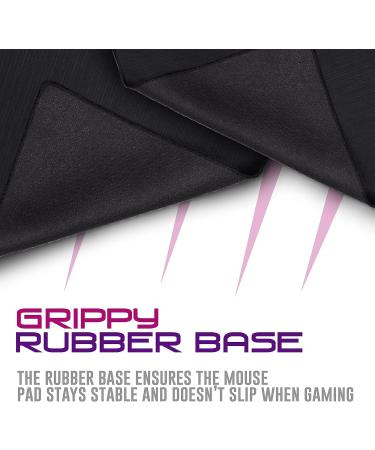 MouseOne Thasis Extended Gaming Mouse Pad - Retrowave Edition | Micro-Textured, Stitched Edges, MediumFast Speed - Buy Online on SooperMarket.com