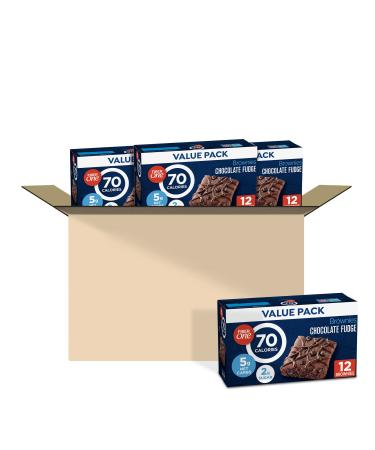 Fiber One 70 Calorie Brownies Snack Bars - Chocolate Fudge - 12 Bars