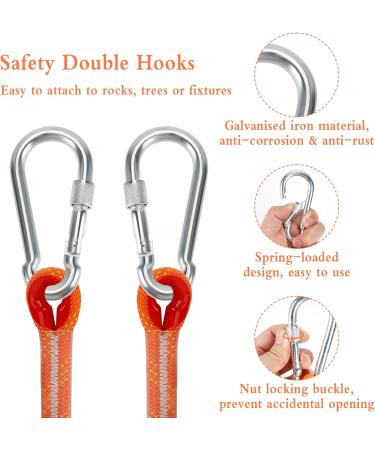 Buy 10mm Nylon Climbing Rope - Outdoor Security & Rescue Rope for Height Work | Fire Rescue & Abseiling Use - Durable Red Static Rope - Buy Online on SooperMarket.com