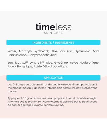 Timeless Matrixyl Synthe 6 Serum Unisex 1 oz - Buy Online on SooperMarket.com