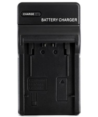 NP-FH50 Charger for Sony DCR-DVD108 DCR-DVD610 DCR-DVD105 DCR-HC21 DCR-HC52 DCR-HC38 DCR-SR45 DCR-SR47 DCR-SX85 DCR-SX45 DCR-SX44 HDR-SR11 HDR-SR12 HDR-XR160 and More with Foldable Plug Wall Charger