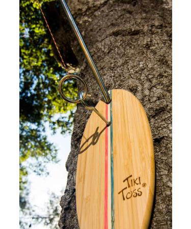 Tiki Toss Ring Toss Game - Deluxe Americana Edition for Adults & Kids | Indoor & Outdoor Fun - Buy Online on SooperMarket.com