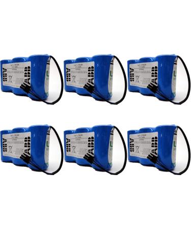 WELLVEUS 6 Pack 3HAC16831-1 Battery for ABB Robot Controller Battery 3HAC16831-1 LS33600 10.8V 17Ah