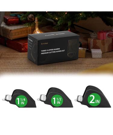 Wahl Hair Clipper Guards Set - 1 1/4 1 1/2 2 NO.16 NO.12 NO.10 - Fits Most Size Clippers - Pack of 3 - Black - Buy Online on SooperMarket.com