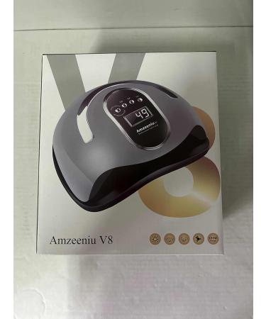 Amzeeniu 168W Nail Dryer Lamp - Professional UV LED with Infrared Sensor & 4 Timer Settings for Gel Nails - Ideal for Home & Salon Use - Buy Online on SooperMarket.com