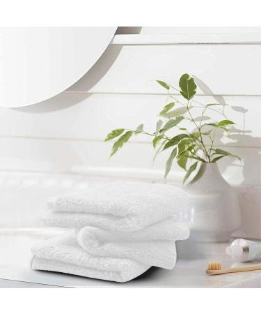 24 Pack SIMPLY LOFTY Salon Towels 16x26 Inch - 100% Ring Spun Cotton Hand Towels for Spa, Gym, Beauty Salon, and Home Hair Care - Highly Absorbent (White) - Buy Online on SooperMarket.com