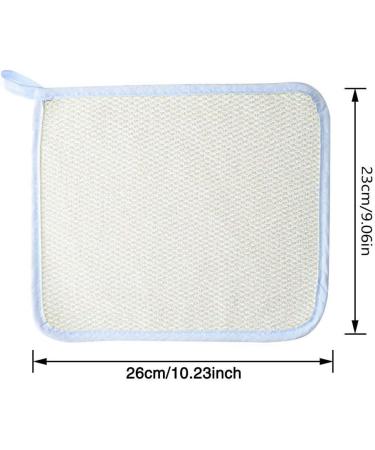 4 Pack Exfoliating Wash Cloth Towel Set for Skin Care - Soft-Weave Scrub Towel for Shower Scrubber & Dead Skin Removal - Buy Online on SooperMarket.com
