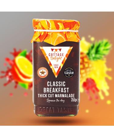 Cottage Delight Jam Pick N Mix - Create Custom Jam Combo with 15+ Flavours | Blood Orange Classic Breakfast Classic Orange Fruity Blackberry | 4 Pack - Perfect Jam Gift Set for Jam Lovers - Buy Online on SooperMarket.com