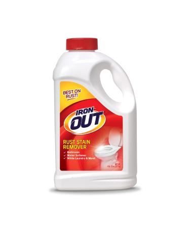 IRON out Rust Stain Remover Powder Remove Rust Stains in Bathrooms Kitchens Appliances Laundry and Outdoors 4.75 Pound Bottle