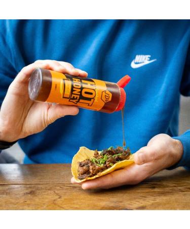 JD's Smoked Hot Honey | Chipotle Infused Honey with Chilli Flakes | Perfect for Tacos Nachos Burgers and more - Buy Online on SooperMarket.com