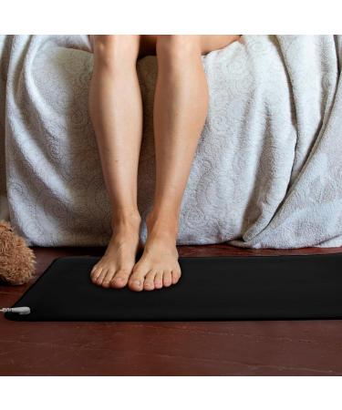 Grounding Mat for Bed Grounding Pad for Sleep Large Grounding Sheets Earthing Mat Grounding Pad w Grounding Cord Earth Connected Therapy Foot Mat Pain Relief Inflammation Energy Wellness 16''x24'' - Buy Online on SooperMarket.com