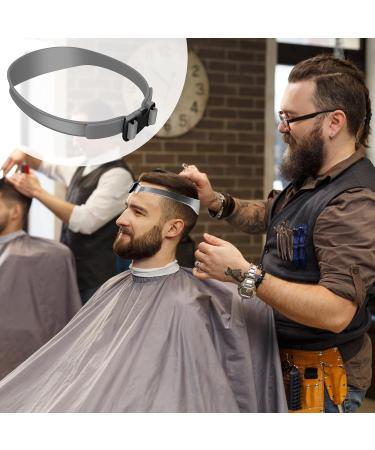 2PC Hair Cutting Edge Stencil & Fade Comb Set | Silicone Haircut Strap for Perfect Self-Cuts - Buy Online on SooperMarket.com