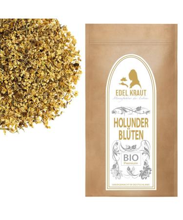 EDEL KRAUT Organic Elderflower Tea Cut - Premium 500g | Buy Organic Elderflowers for Health & Wellness - Buy Online on SooperMarket.com