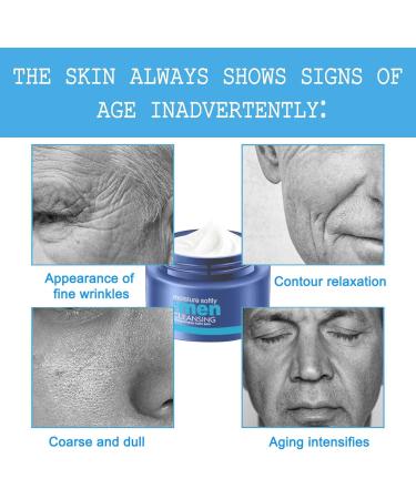 Trendyfave Mens Moisturiser Face Cream 120ML Organic Mens Skincare Face Moisturiser Anti Aging Day & Night Cream for Women and Men Brighten Hydrate and Boosts Skin Elasticity For All Skin Types - Buy Online on SooperMarket.com