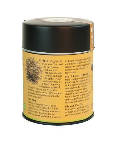 Organic Yerba Mate Tea by Tao of Tea - 4oz (114g) | Premium Boost & Antioxidants - Buy Online on SooperMarket.com