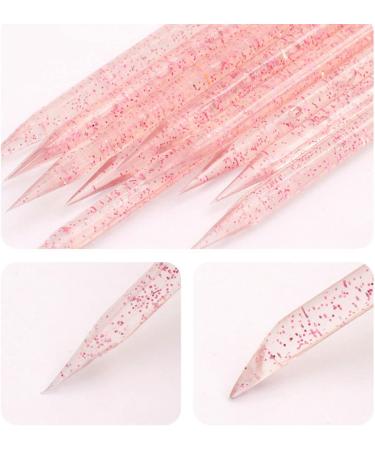 200PCS Pink Nail Care Set: Cuticle Pushers, Manicure Sticks, Mini Nail Files - Double Sided Nail Buffer for Fingernail Cleaning - Buy Online on SooperMarket.com