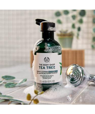 Tea Tree Skin Clearing Body Wash by The Body Shop - 8.4oz - For Oily, Blemished Skin - Buy Online on SooperMarket.com