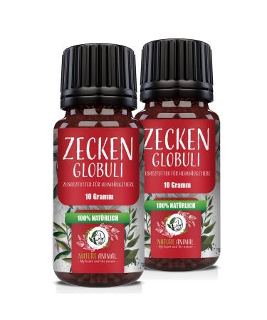 NEW: Nature Animal 2x Tick Protection Bullets for dogs + cats with immediate effect - tick defense for your pet - natural treatment Highly effective 2 pieces