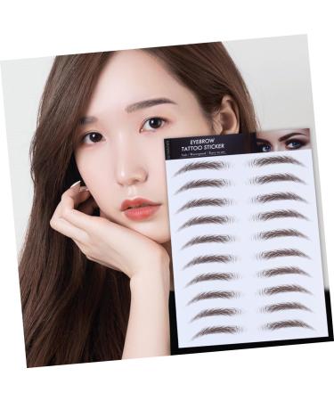 WOFASHPURET Fake Eyebrow Stickers 4pcs Authentic for Semi Supplies Men Grooming Brow Shaper Like Tools Stimulation Fake - Buy Online on SooperMarket.com