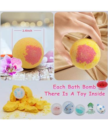 Bath Bomb Gift Set with Surprise Toys - Organic & All-Natural Ingredients - Ideal Birthday & Easter Spa for Kids - Buy Online on SooperMarket.com