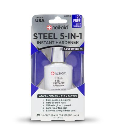 NAIL-AID Steel Instant Hardener  Clear  0.55 Fluid Ounce