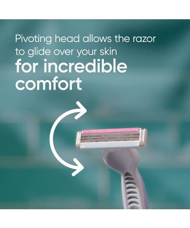 Gillette Venus Simply3 Women's Disposable Razors - Pack of 4 (16 Count) - Buy Online on SooperMarket.com