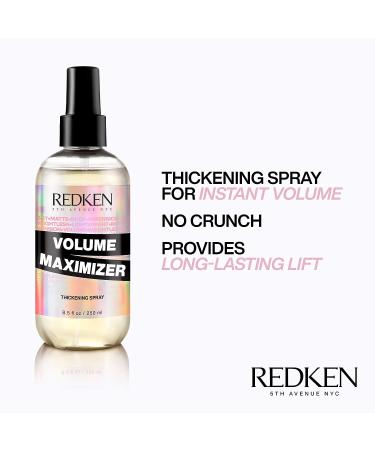 Redken Volume Maximizer Thickening Spray | Volumizing for Thin Hair | 8.5 fl. oz - Buy Online on SooperMarket.com