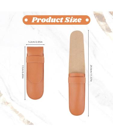 AMIJOUX 7 Leather Razor Case | Travel Protection for Safety Razors | Stylish & Durable Men's Leather Case - Buy Online on SooperMarket.com