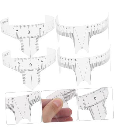 WOFASHPURET 10pcs Eyebrow Design Ruler Beauty Tools Brow Ruler Sticker Eyebrow Shape Face Ruler Measurer Shaping - Buy Online on SooperMarket.com