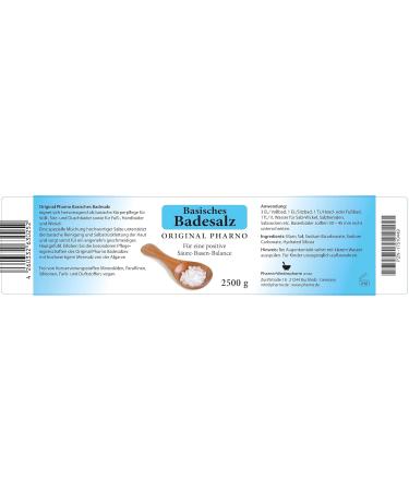 Buy Original Pharno Alkaline Bath Salt - 2.5 kg (2500g) | Soothing Relief & Relaxation | International Shipping - Buy Online on SooperMarket.com